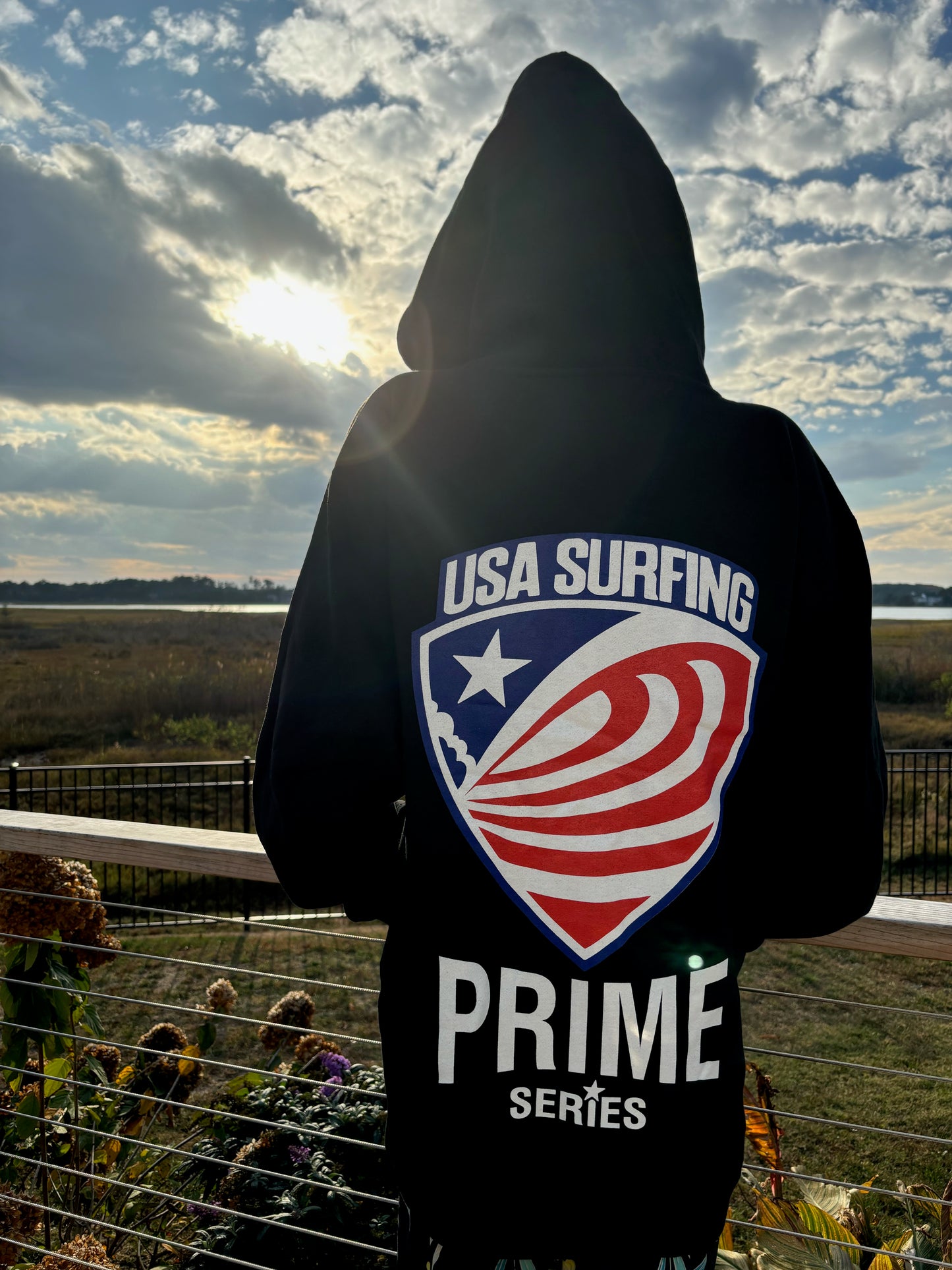 USA Surfing Prime Series - zip up hooded sweatshirt